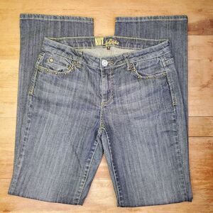 Kut from the Kloth Bootcut Studded Jeans 6 Medium Dark Wash